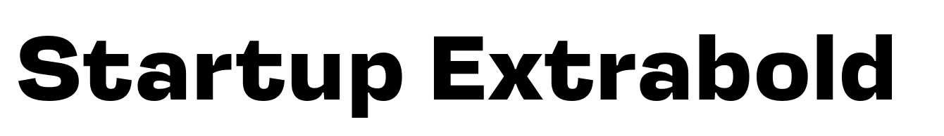 Startup Extrabold